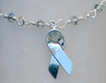 Handcrafted Sterling Silver Cancer Support Bracelet Designed by Trish Thackston