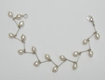 Sterling Silver and Pearl Bracelet designed by Trish Thackston